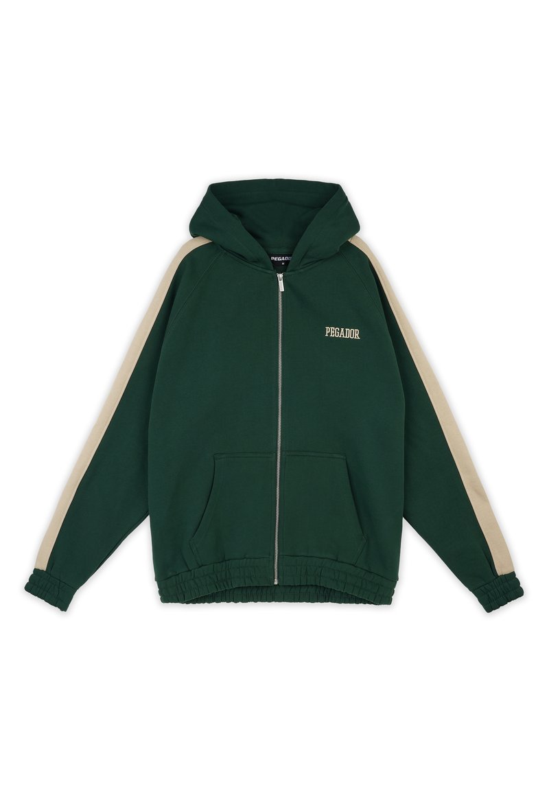 Pegador Sweater met rits groen