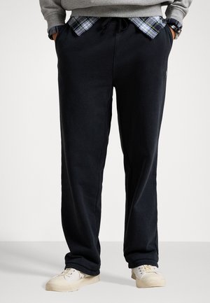 LOOPBACK FLEECE DRAWSTRING TROUSER - Pantalon de survêtement - black