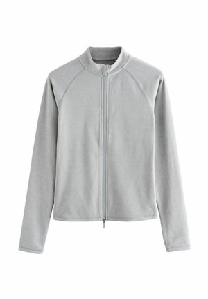REGULAR FIT LONG SLEEVE - Sweatjacke - grey