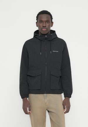 JORNIAGRA CHECK HOOD JACKET - Übergangsjacke - asphalt