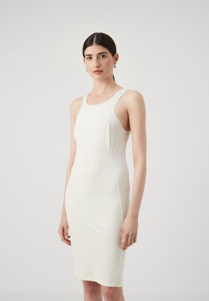 ABITO DRESS - Vestito di maglina - raw white