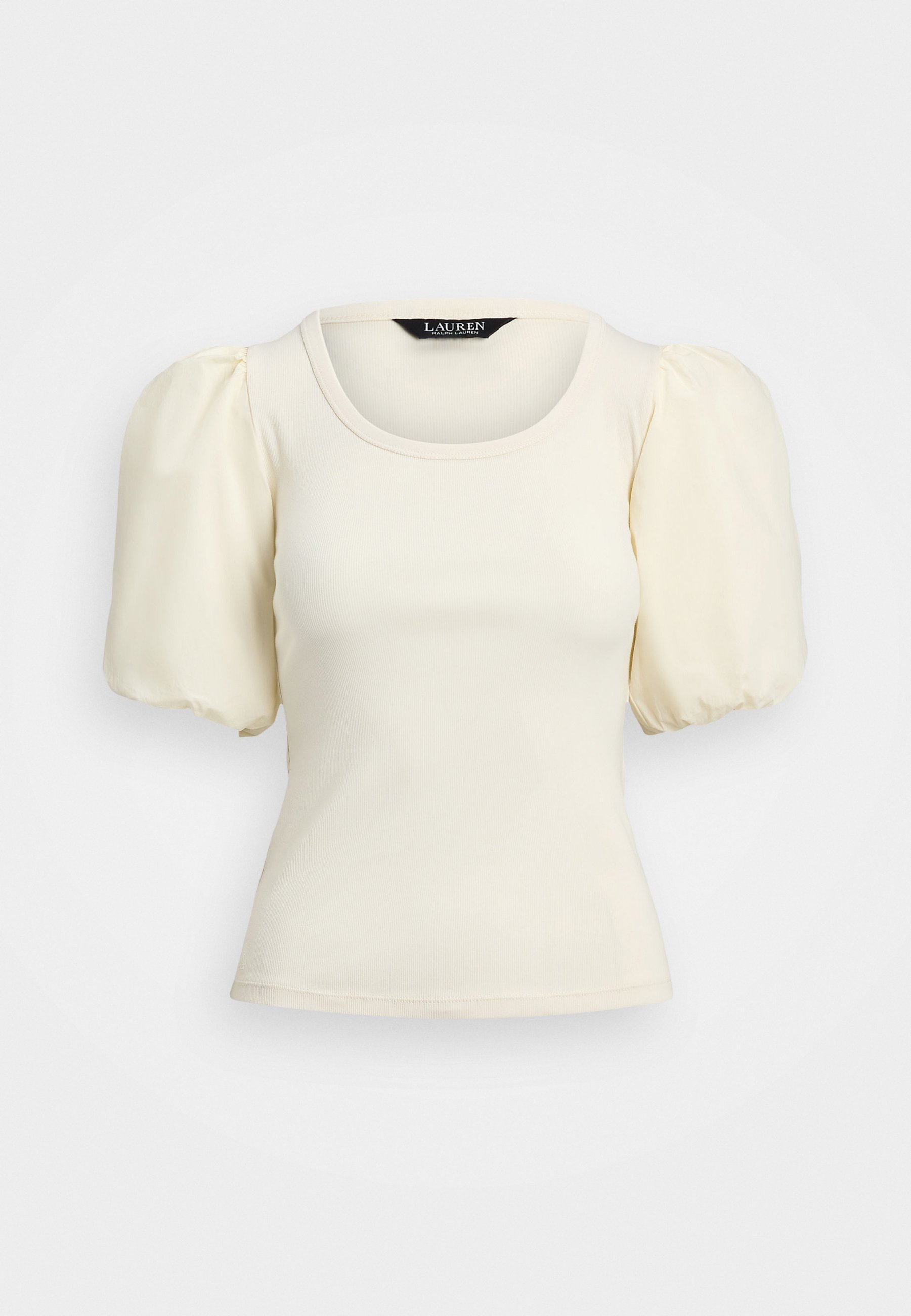 Lauren Ralph Lauren STRETCH COTTON BALLOON SLEEVE TEE