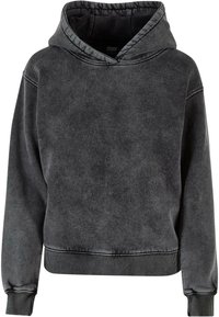 STONE WASHED  - Hoodie - black