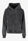 STONE WASHED - Sweat à capuche - black