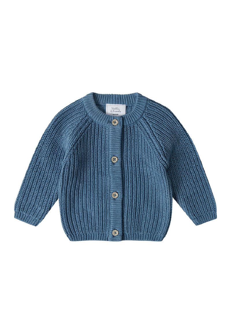 Stellou & friends UNISEX - Strickjacke - ocean blue