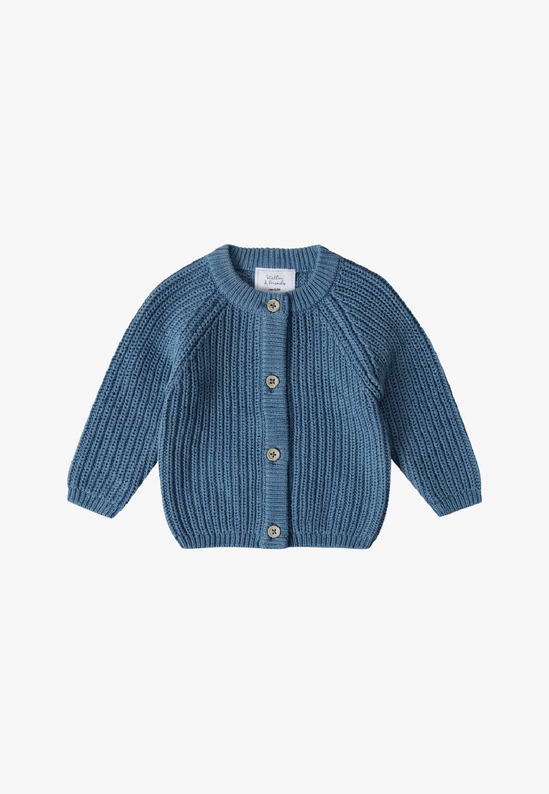 Stellou & friends UNISEX - Strickjacke - ocean blue