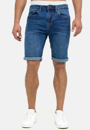 INCADEN - Short en jean - medium indigo