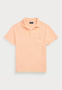 MINERAL DYED TERRY POLO SHIRT - Polokošeľa - amber