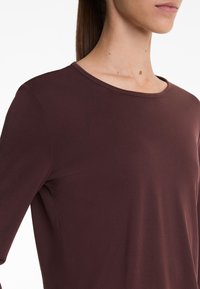 OYSHO CROSSOVER CROP - Longsleeve - brown