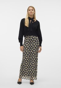 SOMETHINGNEW SUNDAYS MAXI SKIRT - Gonna lunga - black