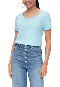 QS O SHAPE - T-shirt basique - helles türkis