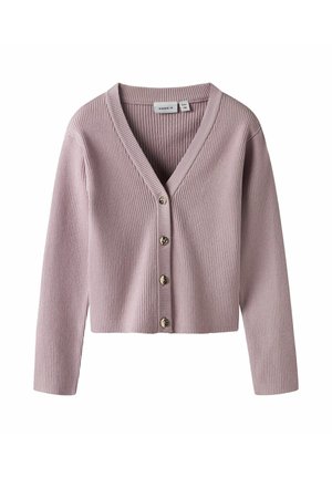 LANGARM - Cardigan - burnished lilac