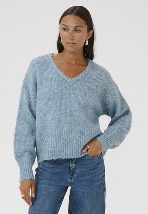 TRINA LS - Pullover - windward blue melange