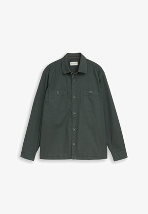 TOM TAILOR, TOM TAILOR BLUSEN & SHIRTS OVERSHIRT MIT EINGRIFFSTASCHEN - Veste légère - darkest olive