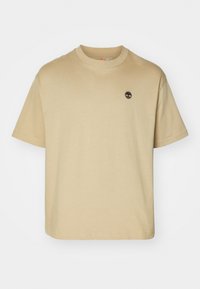 DUNSTAN RIVER SHORT SLEEVE OVERSIZED TEE  - Pamata T-krekls - lemon pepper
