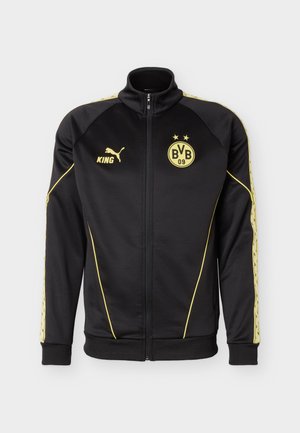 Puma, BVB DORTMUND KING ANTHEM JACKET - Klubiriided - black/faster yellow