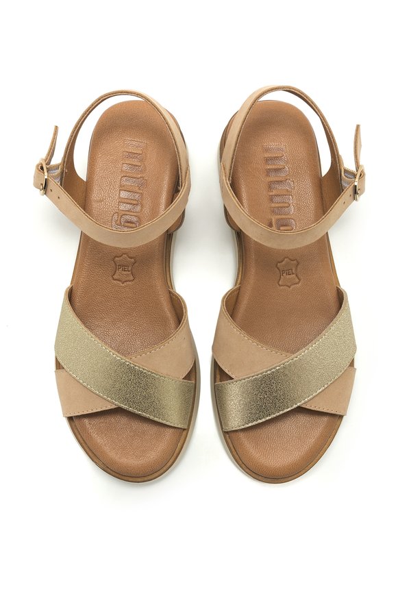 DANIELA - Platform sandals - empolvado sand3