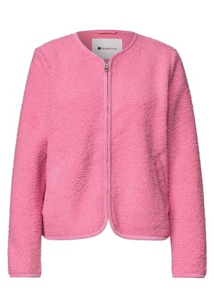 Street One, TEDDY-JACKE MIT RUNDHALS UND CORDDETAILS - Veste polaire - warm blush