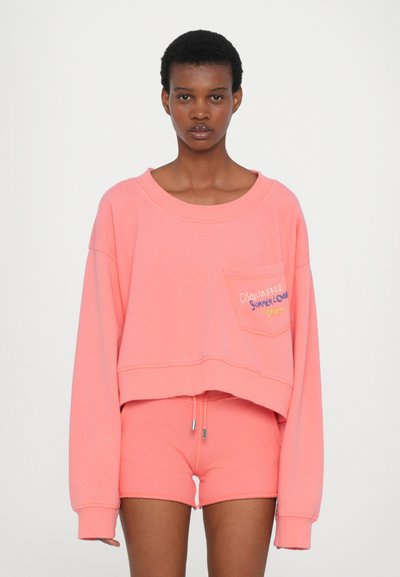 Dsquared2 OFF SHOULDER - Sweatshirt - coral