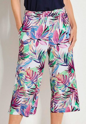 CULOTTE VERA MIT PALMENPRINT - Stoffhose - colourful patterned