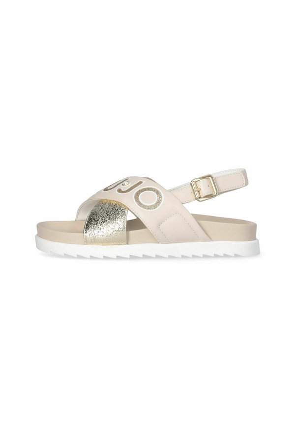 LOGO - Riemensandalette - beige