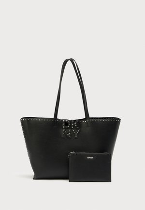 NICOLE TOTE - Shoppingveske - black/silver-coloured