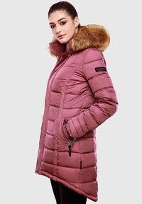 Navahoo PAPAYA - Winter coat - dark rose