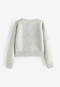 Next BALLET STYLE FRONT TIE REGULAR FIT - Striktrøje - grey