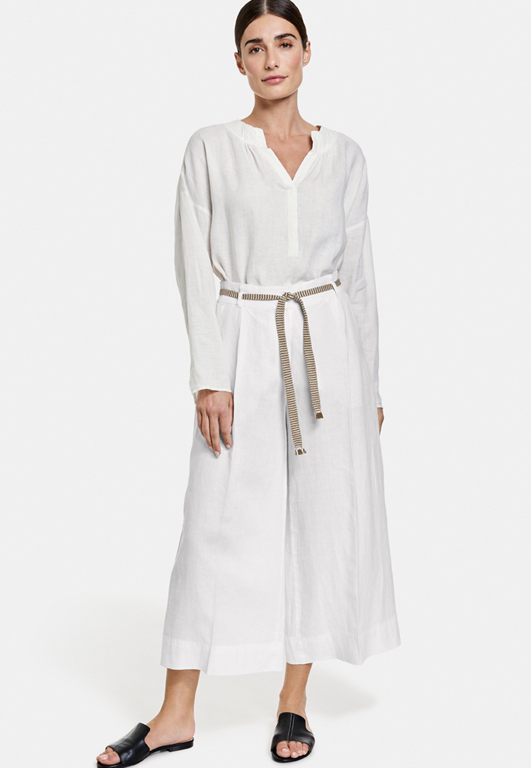 Gerry Weber FREIZEIT VERKÜRZT FREIZEIT VERKÜRZT - Pantalones - offwhite/ crema - Zalando.es