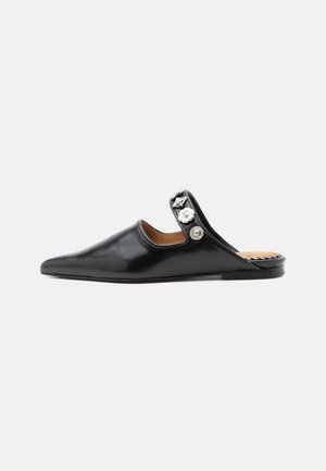 Toga Pantolette flach - black