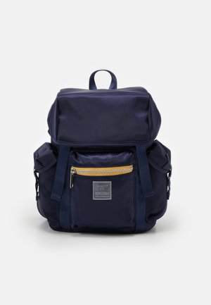 SABRINA FLAPPY BACKPACK UNISEX - Batoh - dark blue/yellow