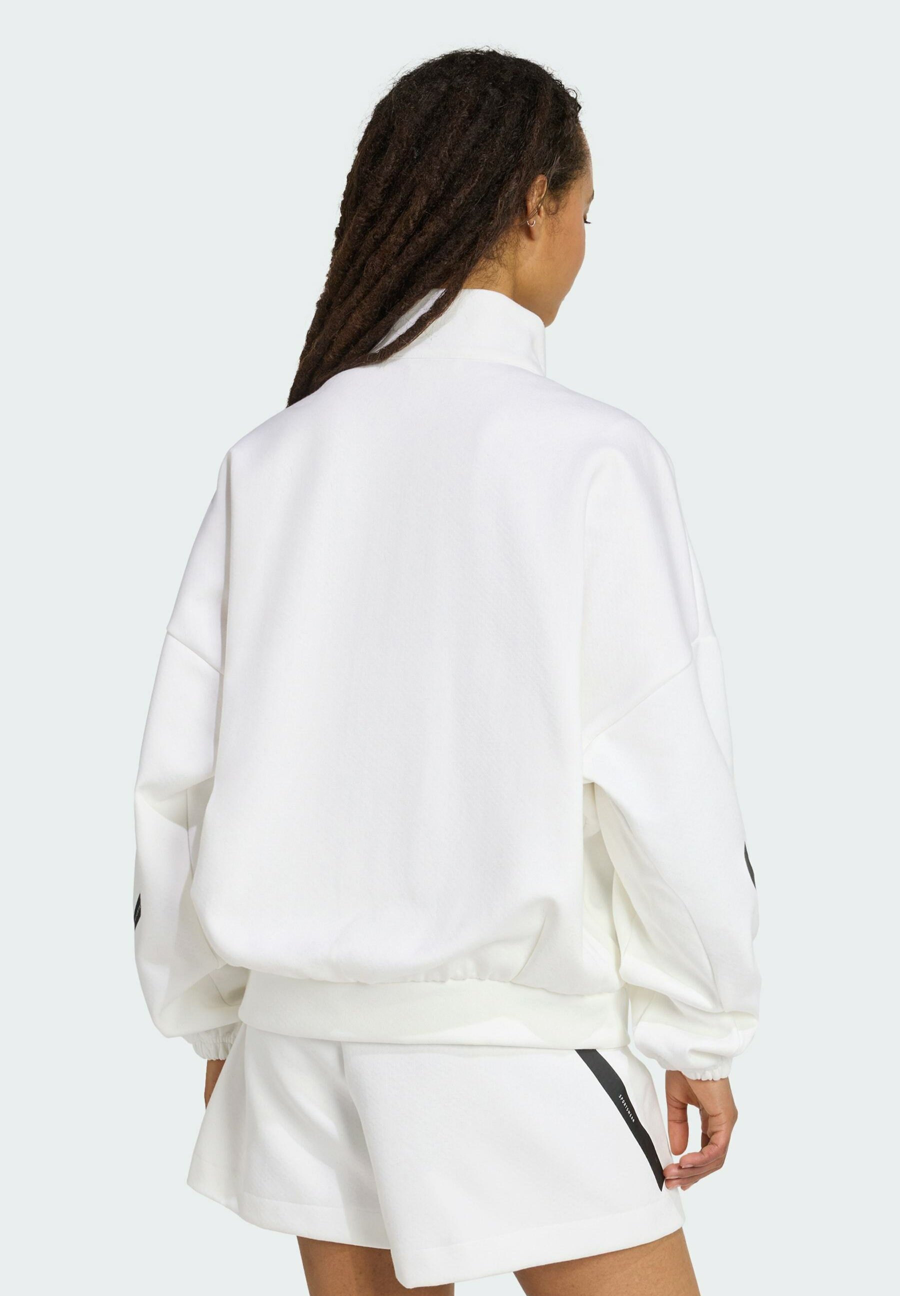 adidas Sportswear Z.N.E. TRACKTOP - Zip-up sweatshirt - white