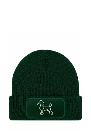 Beanie - pudel dunkelgrün