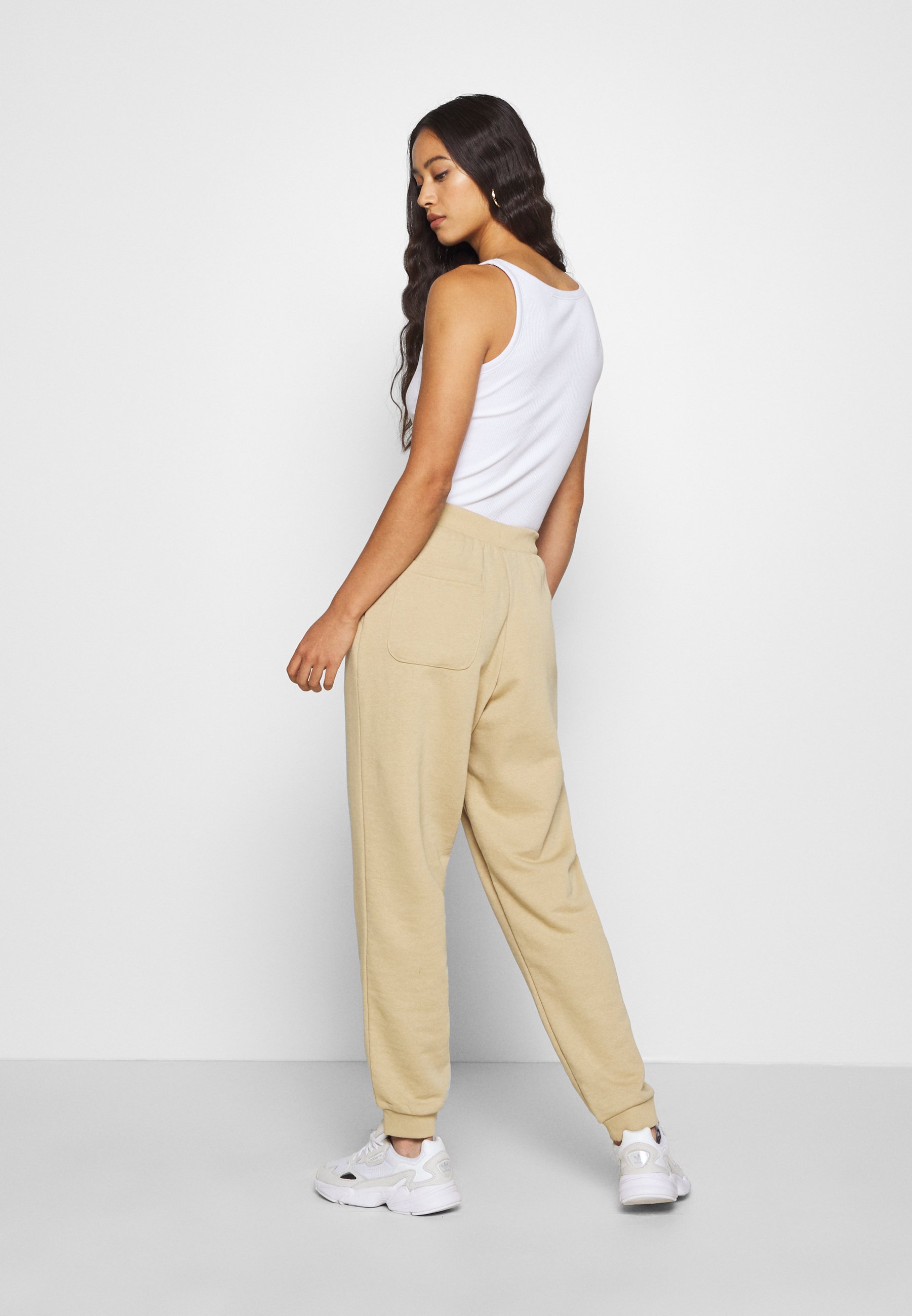 khaki adidas tracksuit bottoms