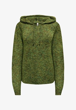 ONLY, HOODIE ONLNELLIE HOODIE - Pullover - forest night