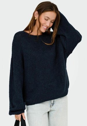 JDY JDYDINEA REVERSIBLE - Strickpullover - total eclipse