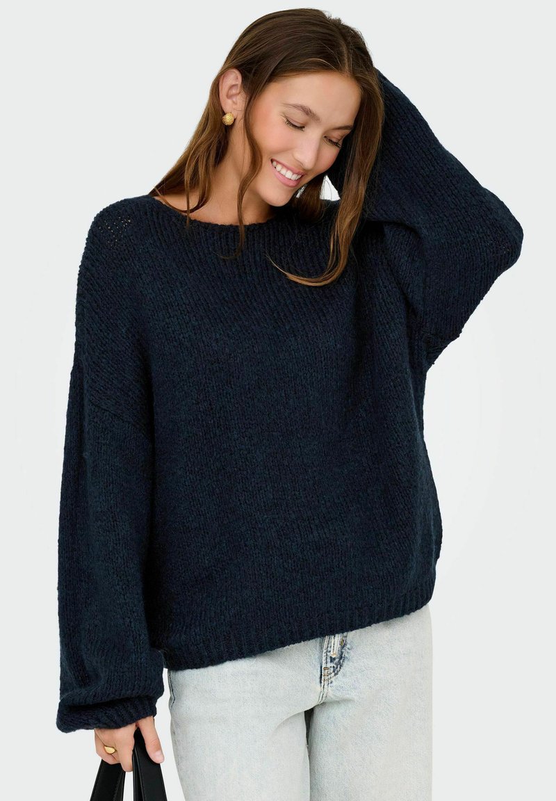 JDY JDYDINEA REVERSIBLE  - Pullover - total eclipse