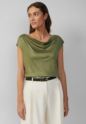 s.Oliver BLACK LABEL - T-shirt z nadrukiem