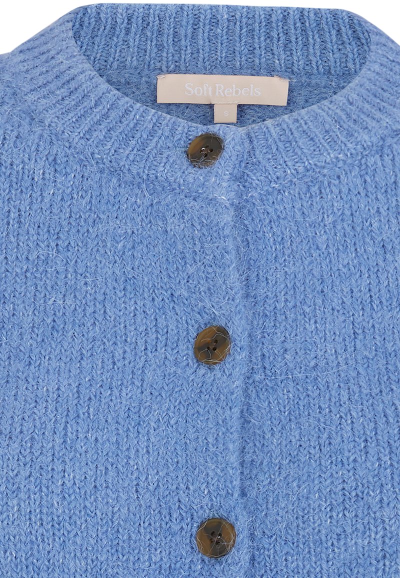 Damen Strickjacken | Soft Rebels SRSTINNE Strickjacke colony blue/blau - WO26209 Damen Strickjacken | Soft Rebels SRSTINNE Strickjacke colony blue/blau - WO26209