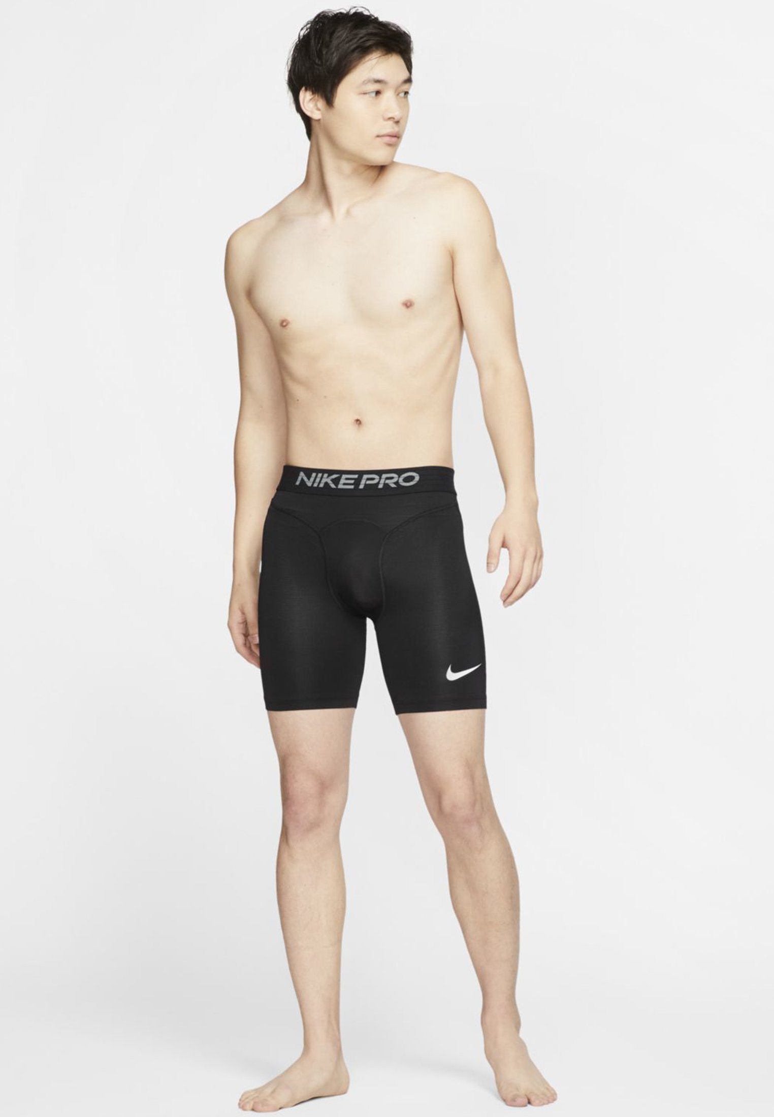 Nike Performance kurze Sporthose - black/white/schwarz - Zalando.de