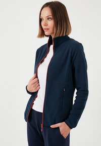 LELA Jakna od flisa - dark blue