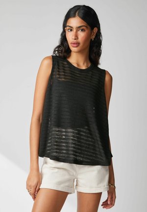 RELAXED FIT - Top - black