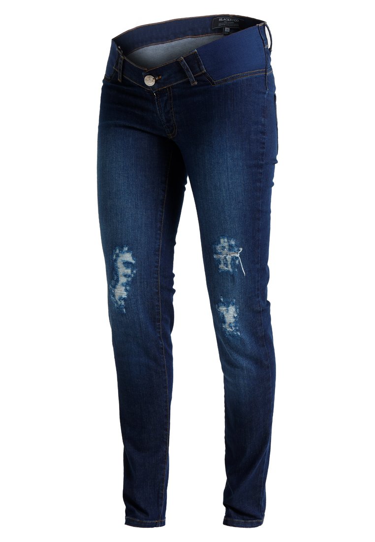 Slacks & Co. Jeans Skinny Fit donkerblauw