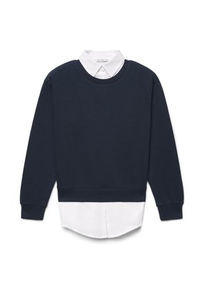 Calliope, FELPA TINTA UNITA - Sweatshirt - blu notte