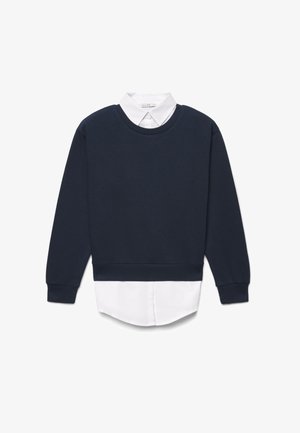 Calliope, FELPA TINTA UNITA - Sweatshirt - blu notte