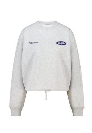 America Today, Sweater - mottled grey