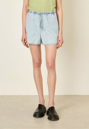American Vintage PAYBOU - Denimshorts - blue snow