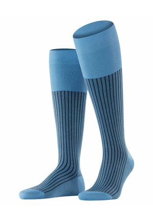 FALKE Oxford Stripe - Kniestrümpfe - cornflower blue