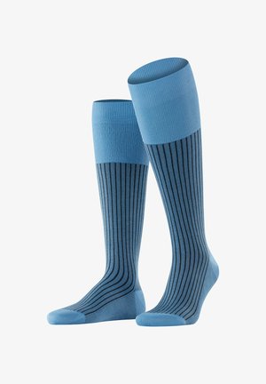 FALKE Oxford Stripe - Kniestrümpfe - cornflower blue