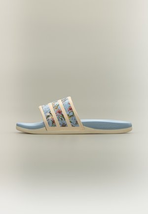 adidas Sportswear, ADILETTE COMFORT 2.0 SLIDES - Сандали с Т-образна каишка - ecru tint/clear sky/auburn